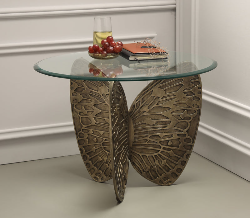 Monarch Butterfly Accent Table