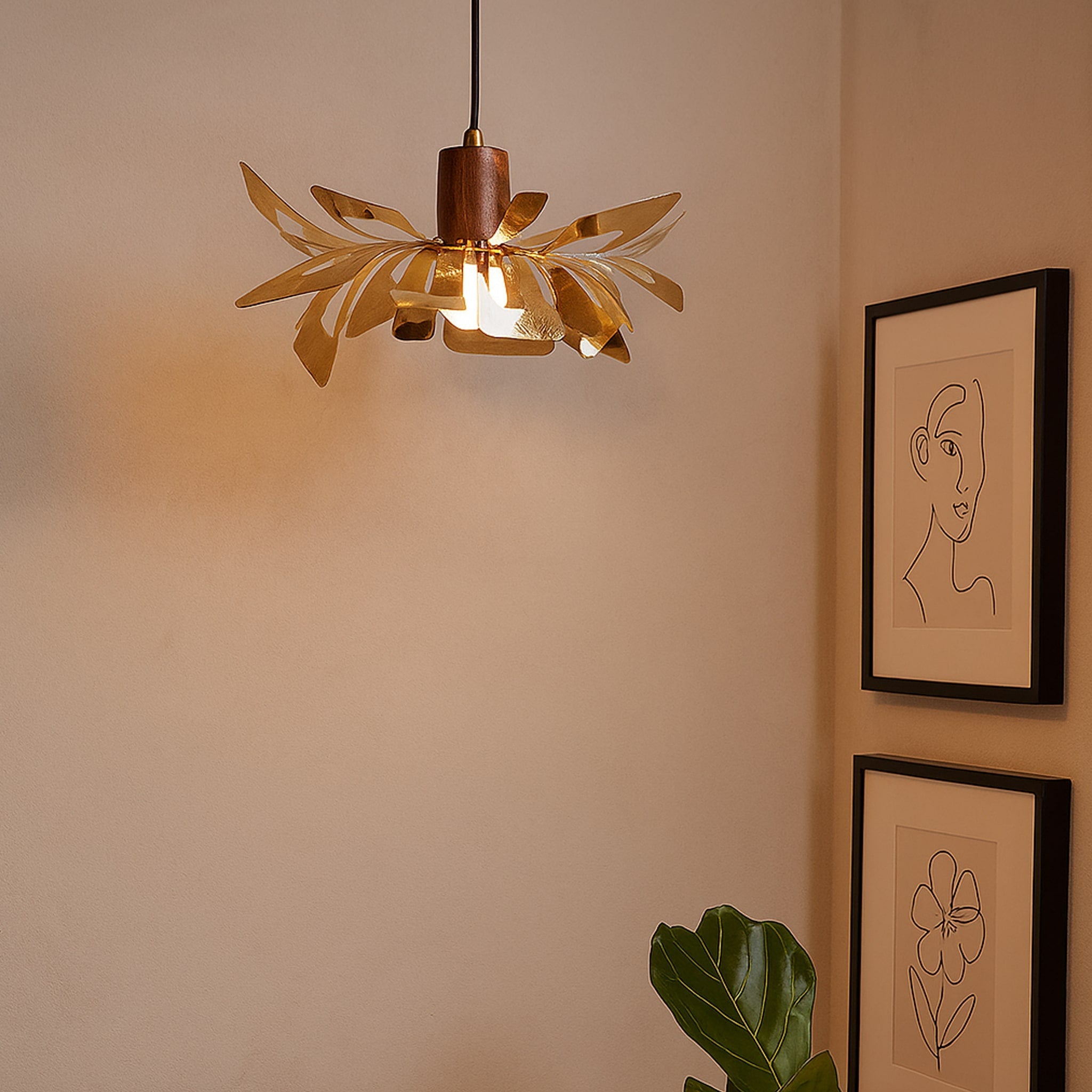 Shasta | Brass and Wood