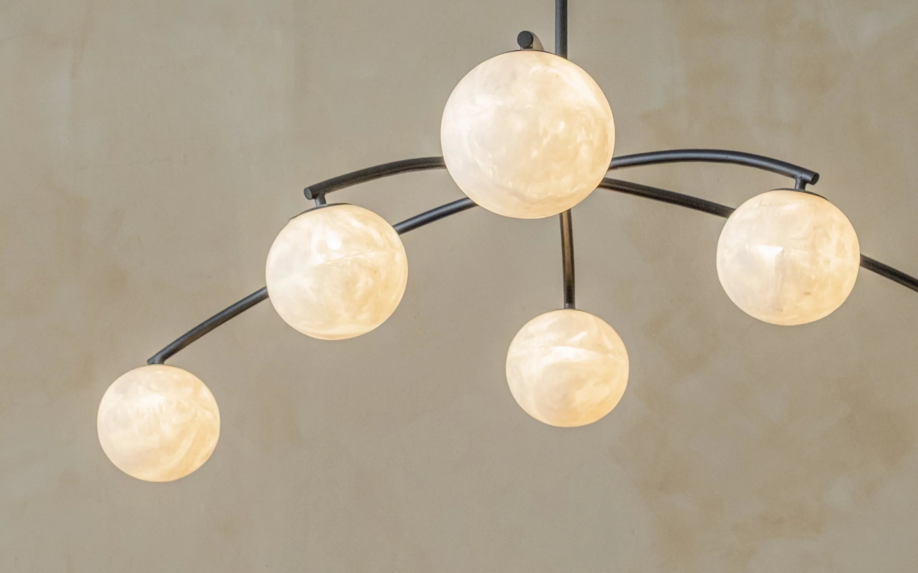 Eos Chandelier | Mild Steel and Resin