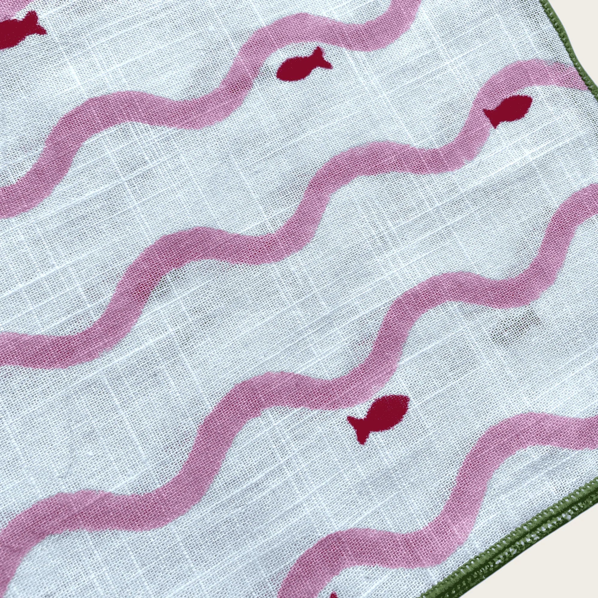 Dab Dab Fish | Napkin | Slub Cotton