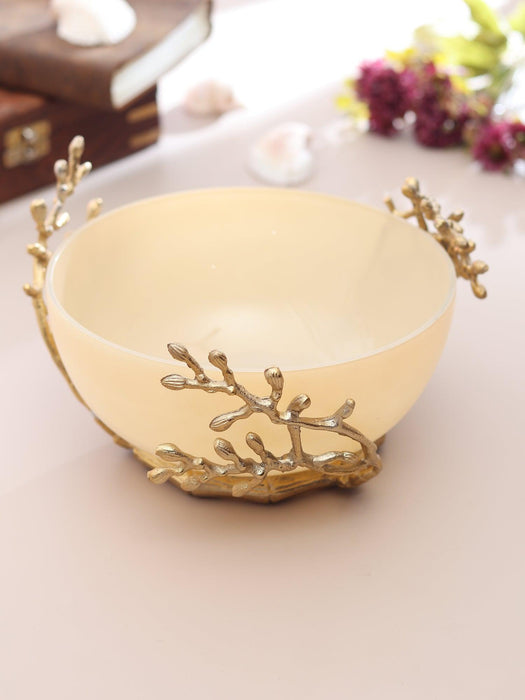 Vincent Glass Bowl & Decorative Bowl |  Dining Table Centerpiece