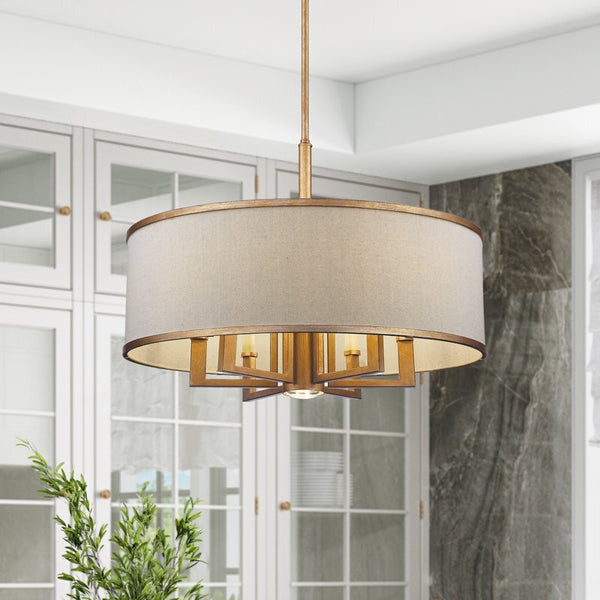 Gold Lighting Chandelier | Hanging Lampshade For Home