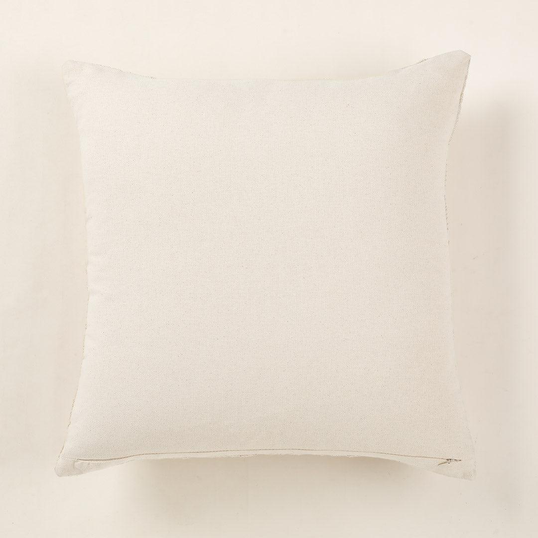Serene Embroidered Cushion Cover | Cotton / Linen