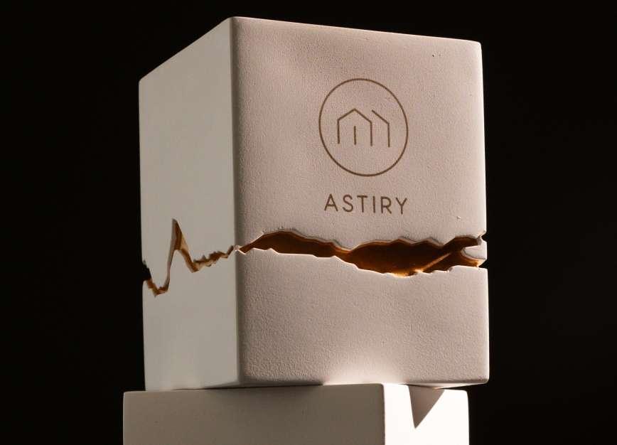 Astiry Concrete Scented Candle