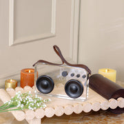 Scandinavian Soundbox Decor Object | Premium Nordic Designer Accent | Showpiece for Living Room