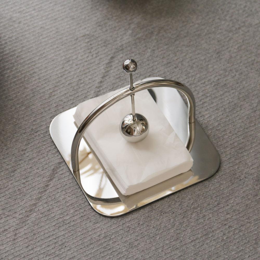 Droplet Napkin Holder - Silver
