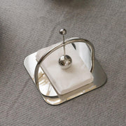 Droplet Napkin Holder - Silver