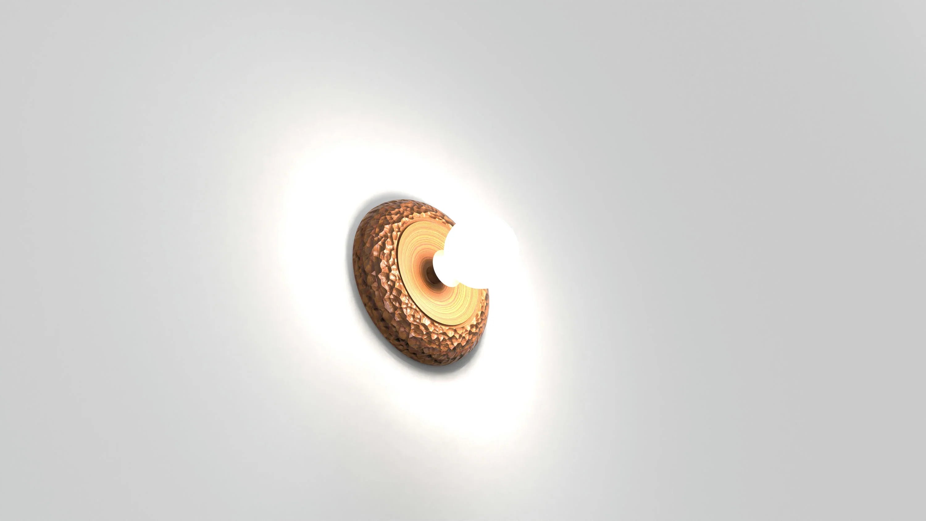 Uday | Wall Lamp | Teak Wood