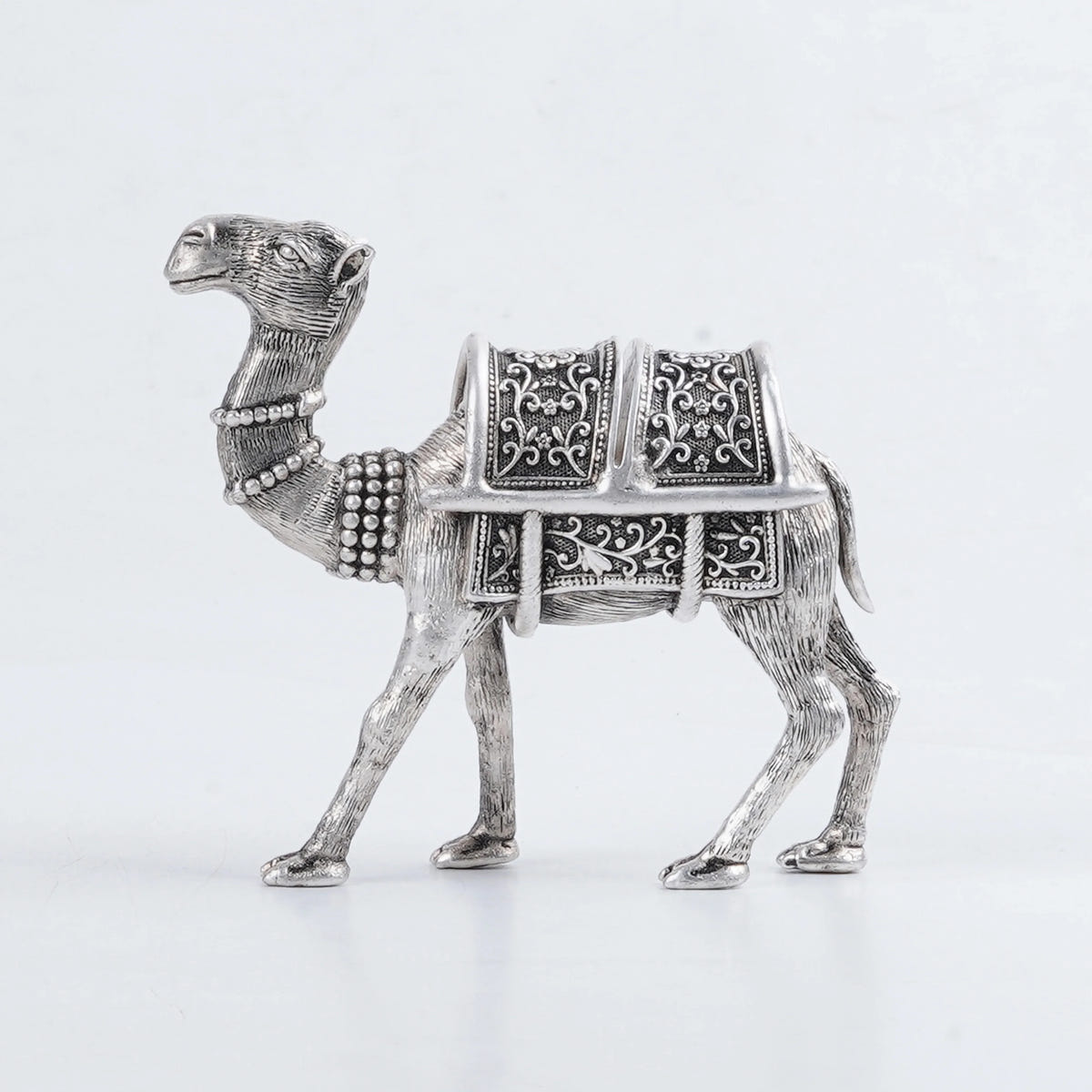 Silver Plated Brass Royal Camel Card Holder