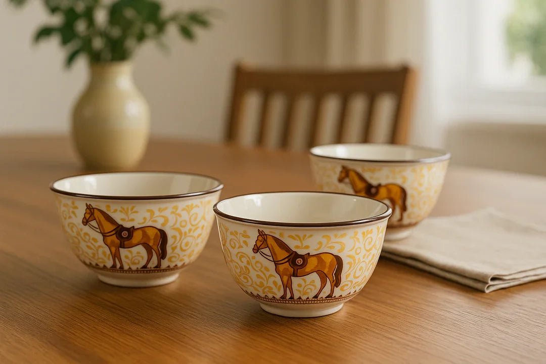 Chetak Ethnic Serving Bowl (300 ML) - Set Of Four