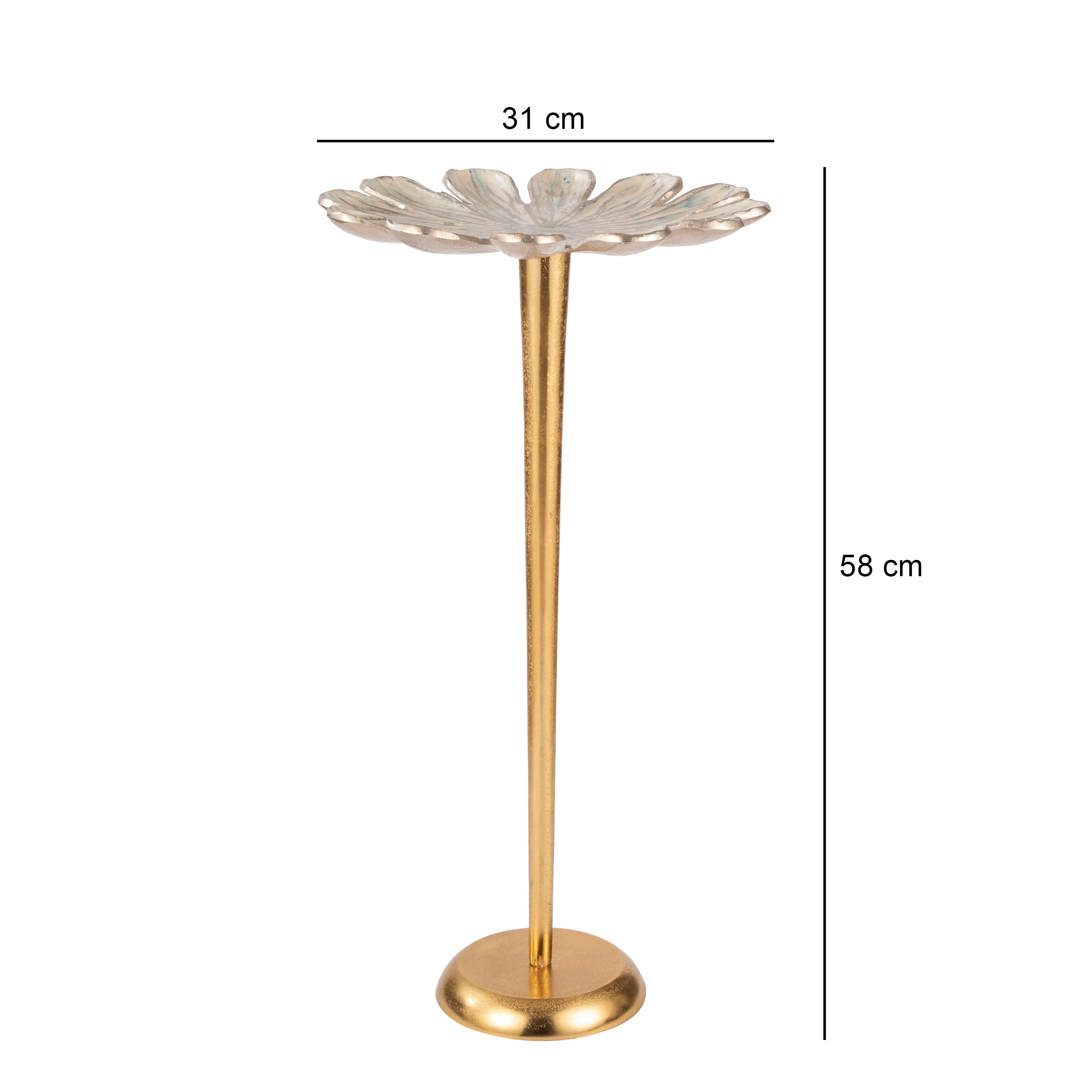 Petal Crest Side Table