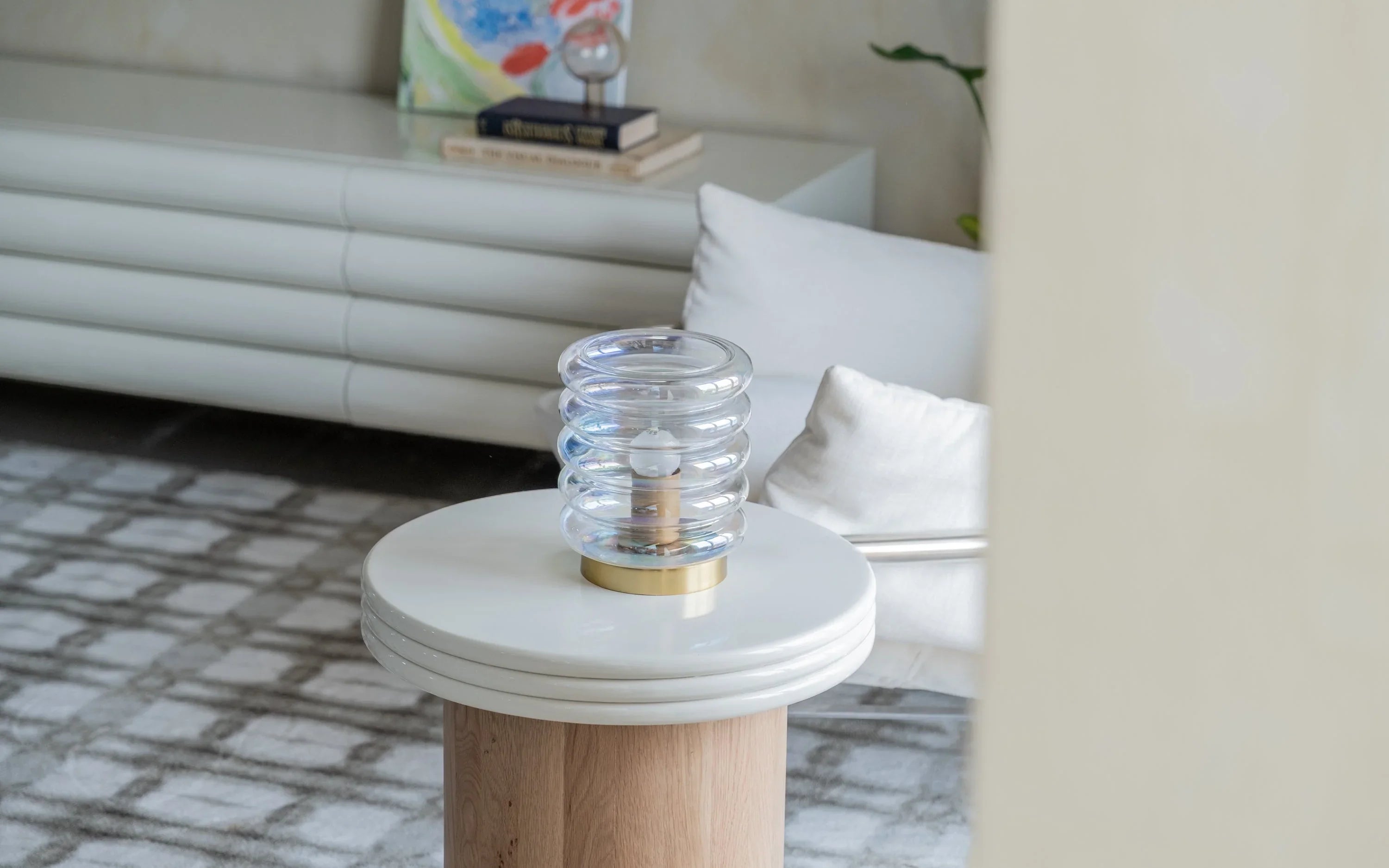 Unio Mini Table Lamp | Mild Steel and Glass