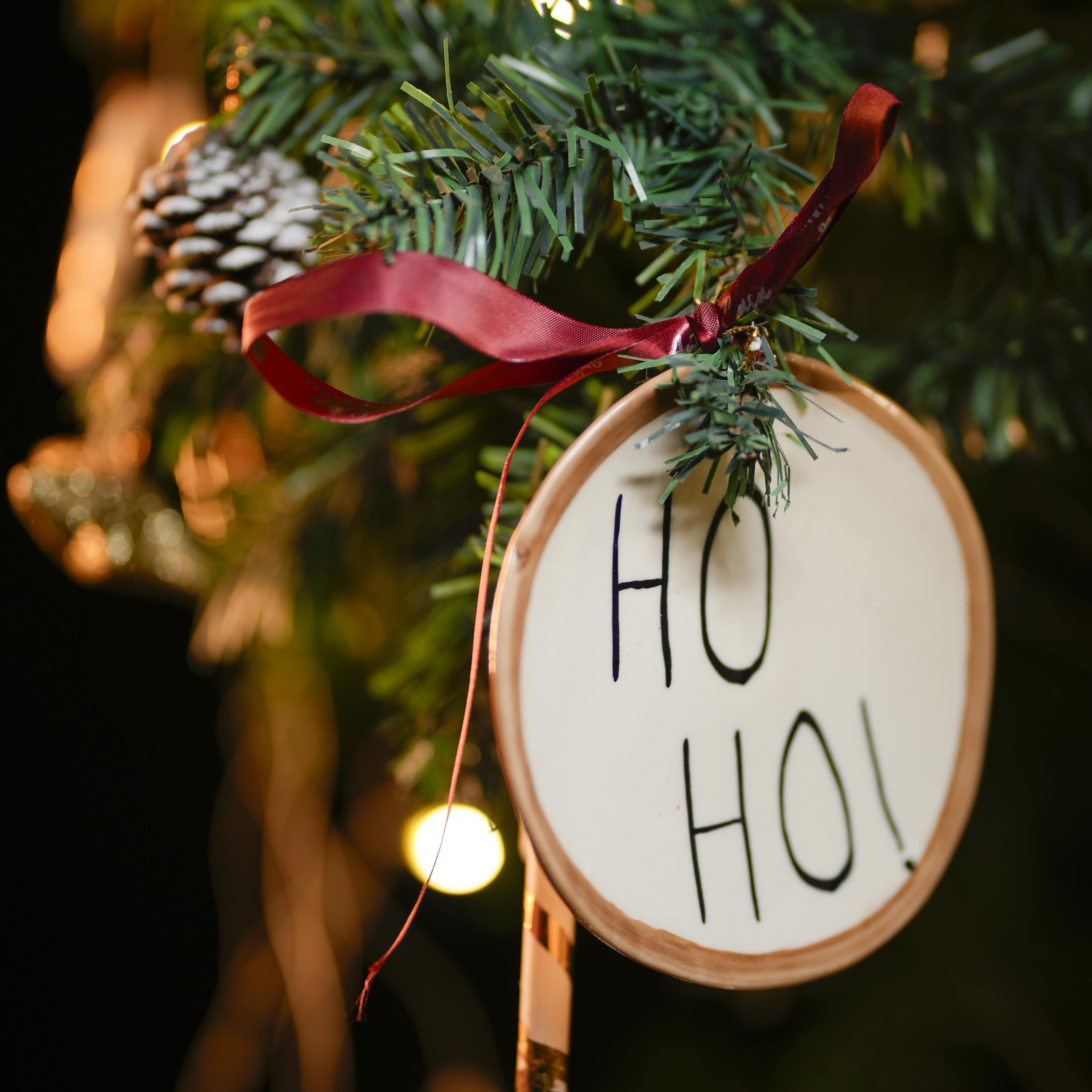 Ho Ho Ho Festive Ornament