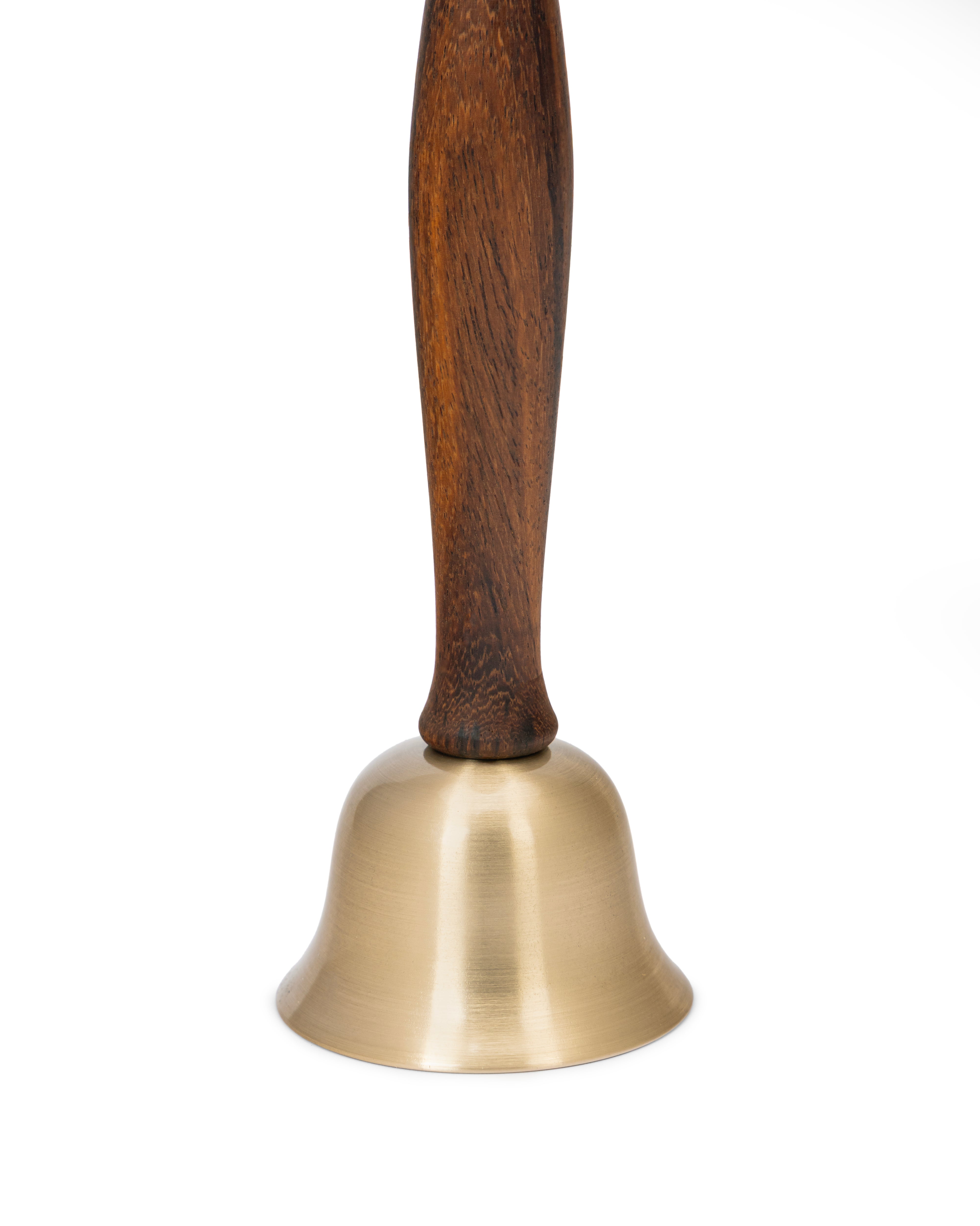 Bell_D2 | Casted Brass And Wood