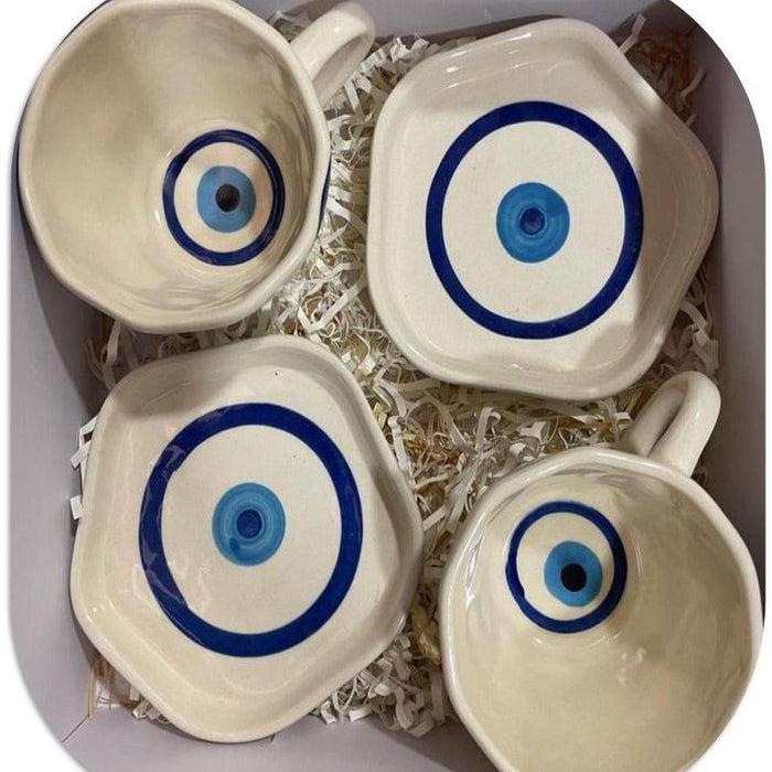 Evil Eye Cups & Saucer for Gifting | Diwali Gifts for Friends