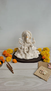 Royal-Ivory Ganesh Idol