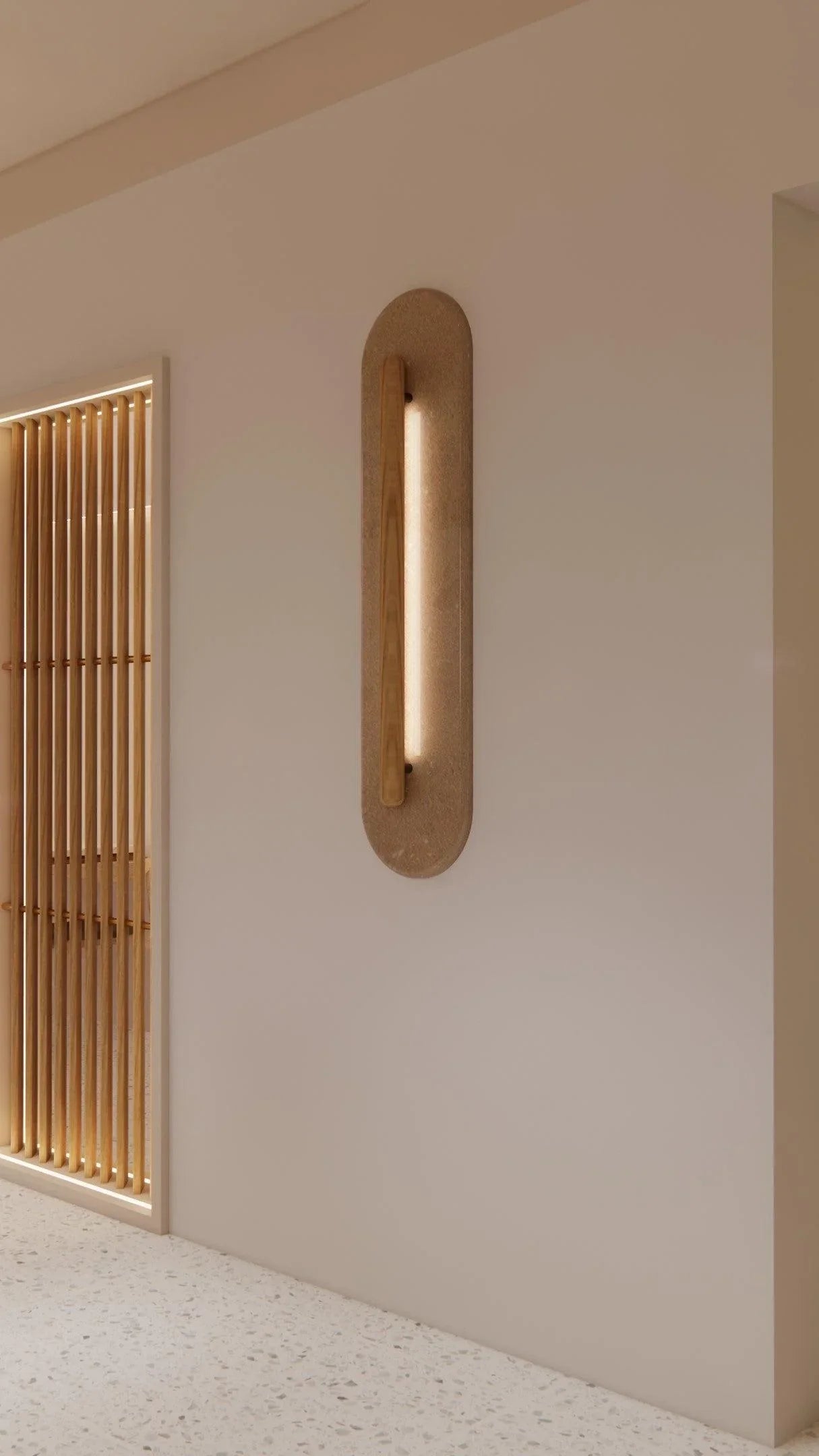 Vanas Wooden Wall Lamp | Teak Wood LED Light | Decorative Wall Sconce for Bedroom & Living Room