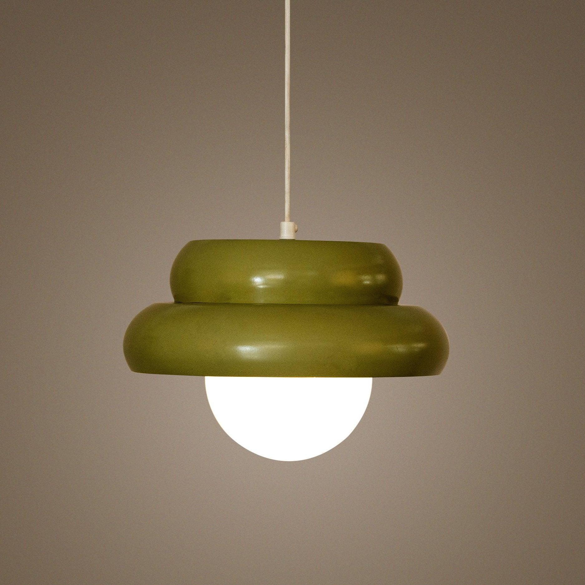 Petite Glass Hanging Lamp for Living Room | Home Decor Ceiling Light