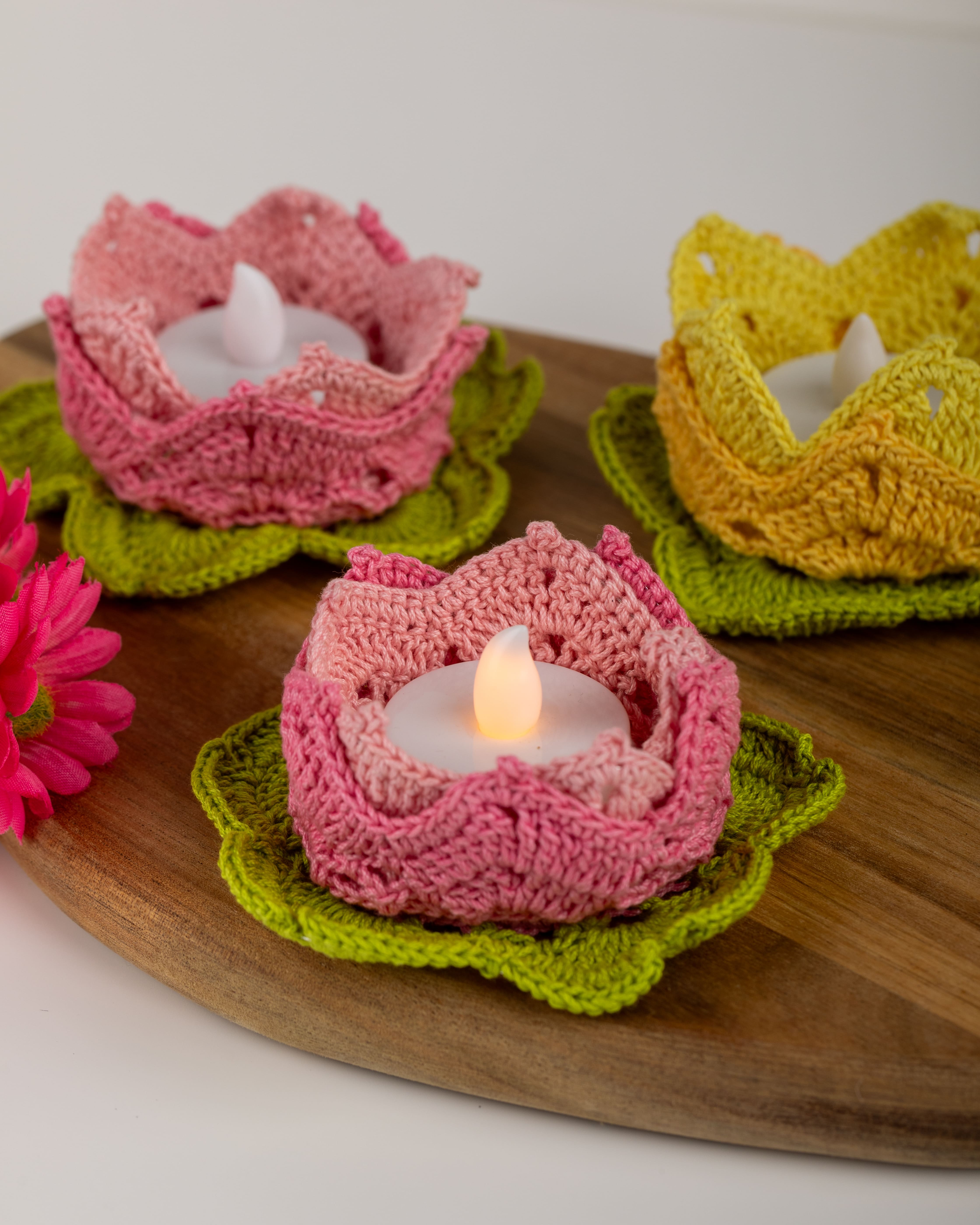 Crochet Tealight Holder