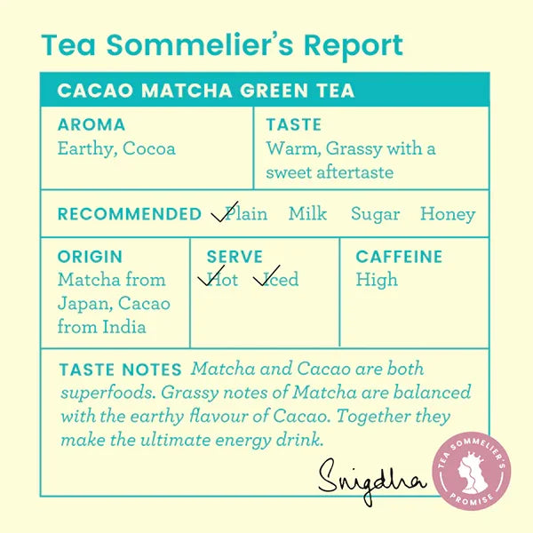 Cacao Matcha Green Tea