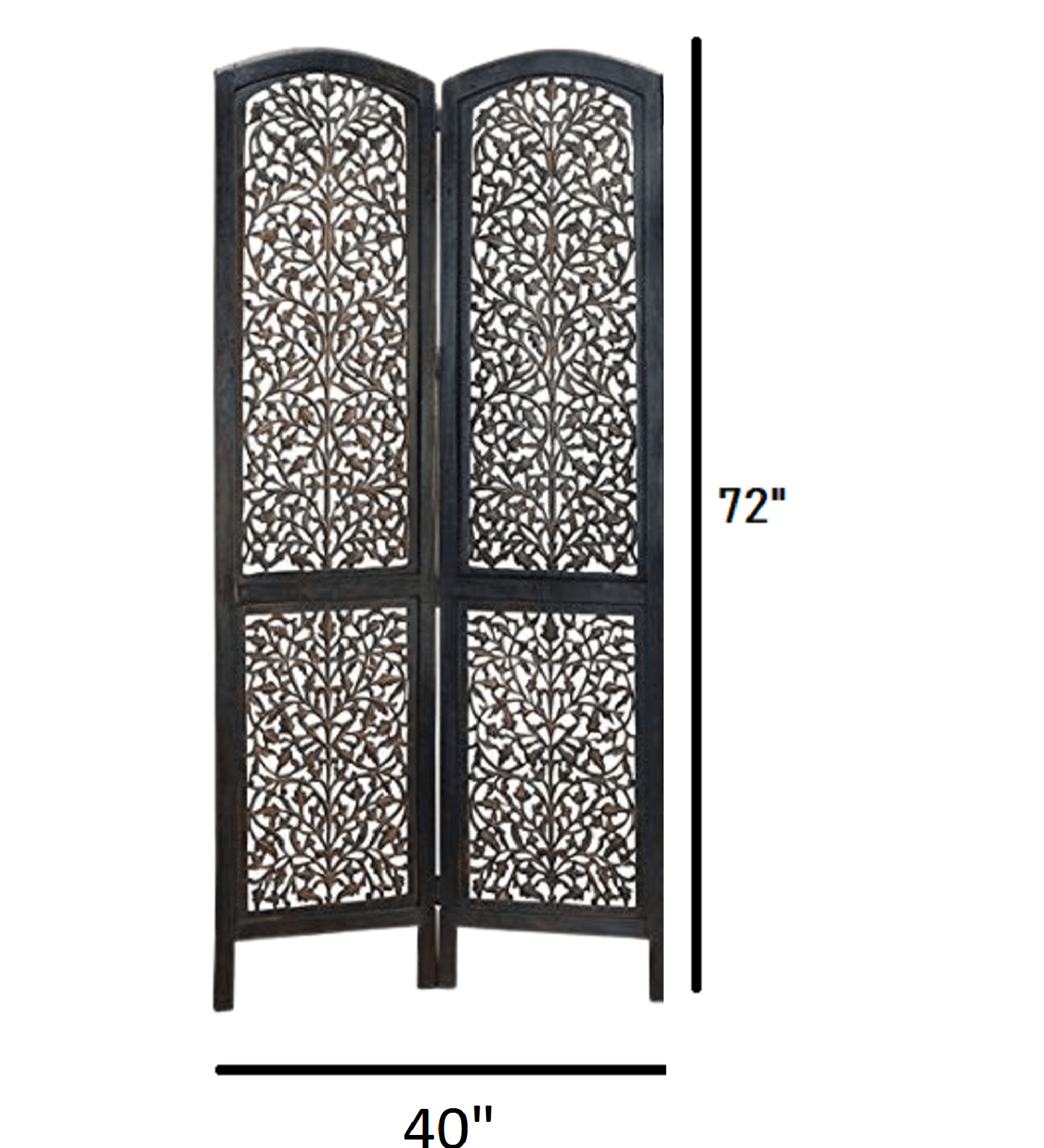 Panel Mango Wood & MDF Jali Handcrafted Room Divider