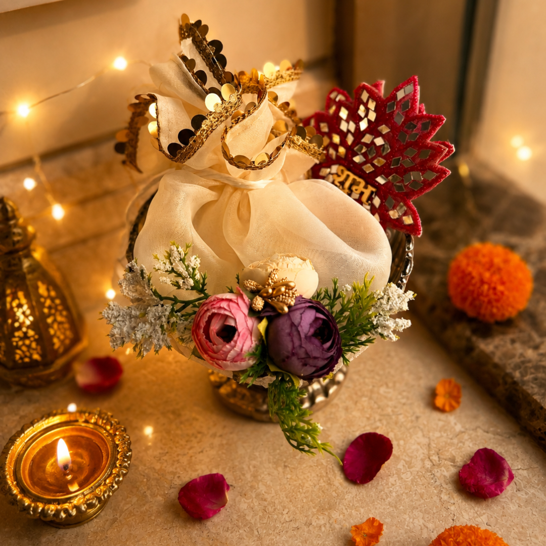 Silver Shagun Urli Diwali Gift Hamper