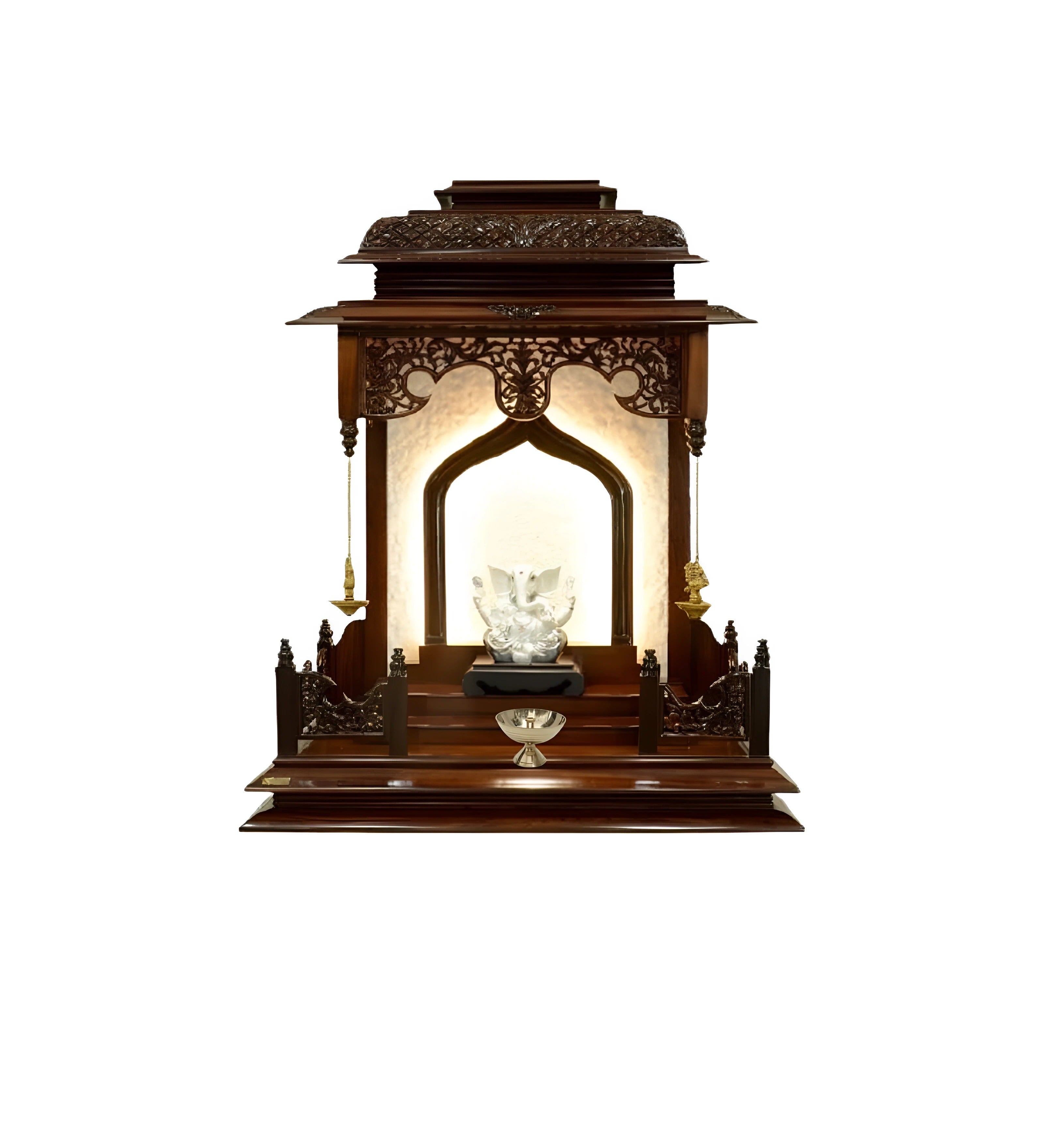 Pure Brass Pooja Diya – Traditional Oil Lamp for Aarti, Rituals, and Festivals