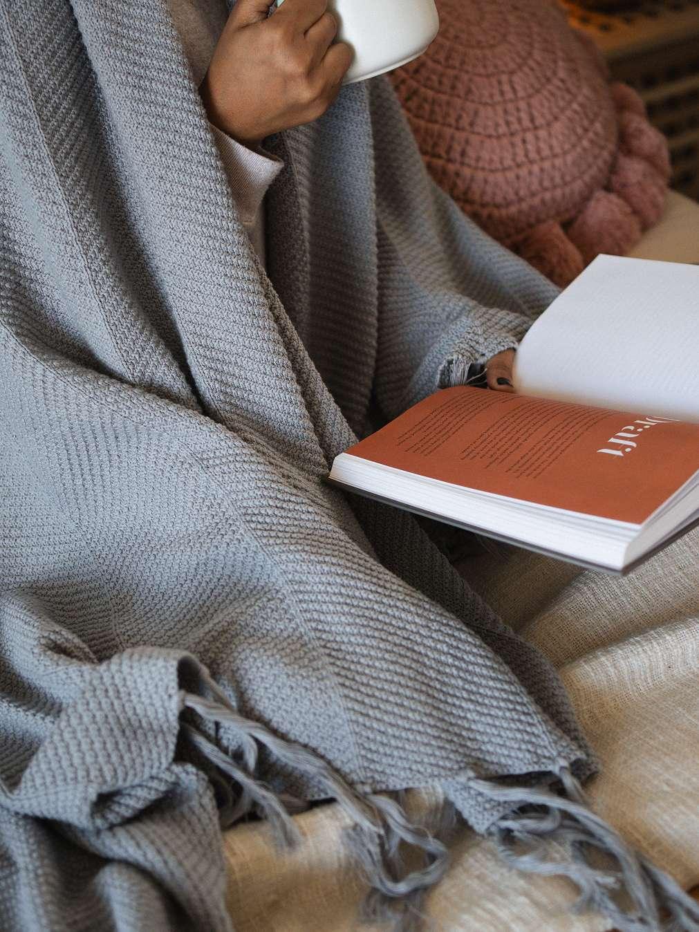 Sienna Cotton Knitted Throw