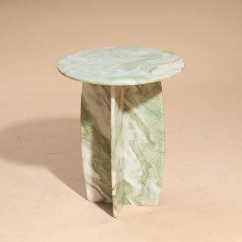 Raio Jupiter Coffee Table for Living Room | Luxury Green Marble Table for Modern Homes