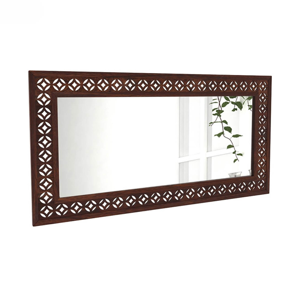 Mercury Mirror | Sheesham Wood, Mirror and Mdf