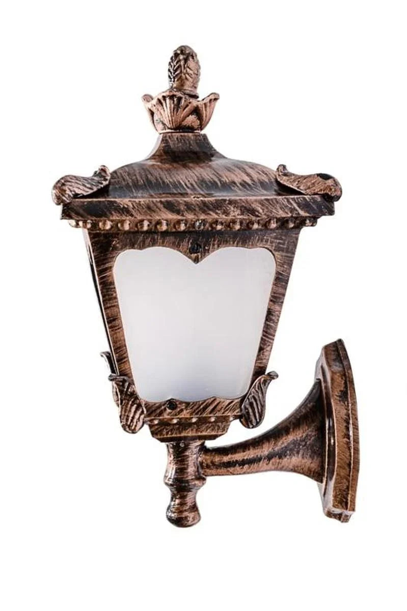 Aluminum casted copper antique finish outdoor wall light
