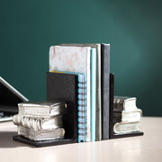 Dante’s Bookend – Decorative Aluminium Bookend for Bookshelves, Study Tables & Home Library Décor