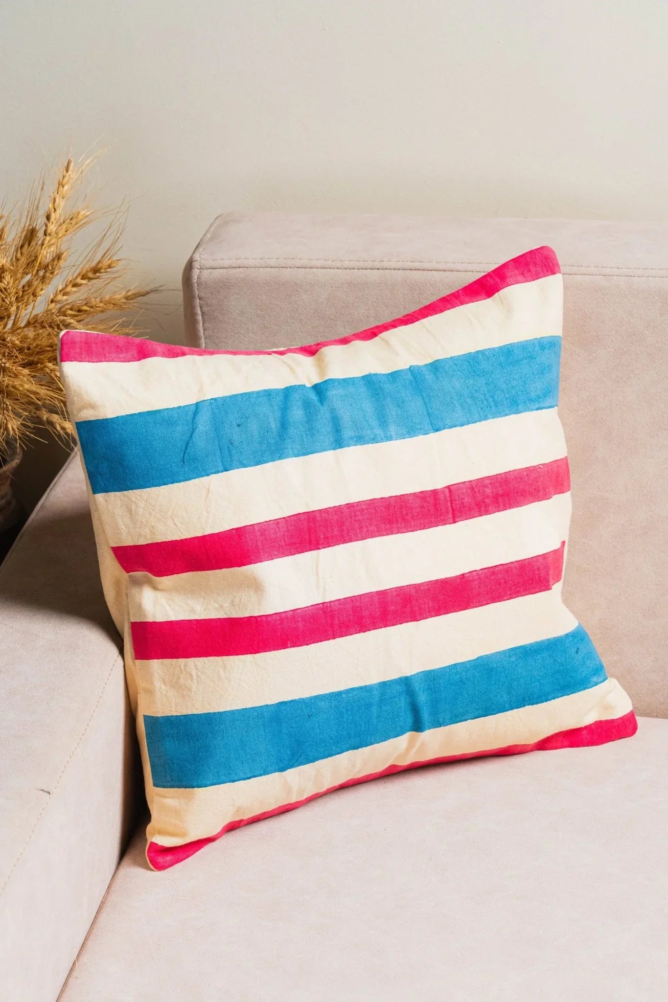 Neelam Block Cushion Cover