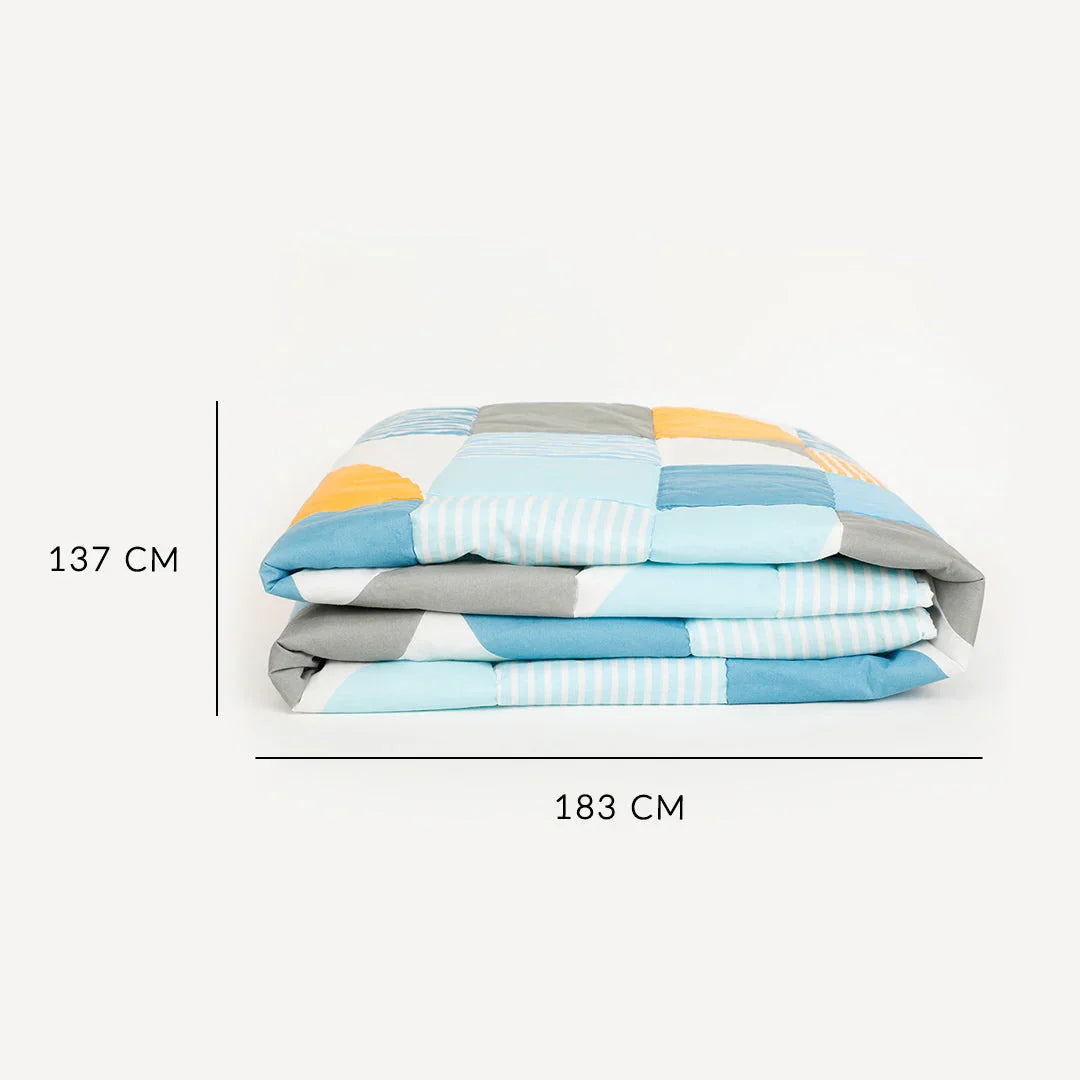 Crescent Quilt And Pillow Cover Set