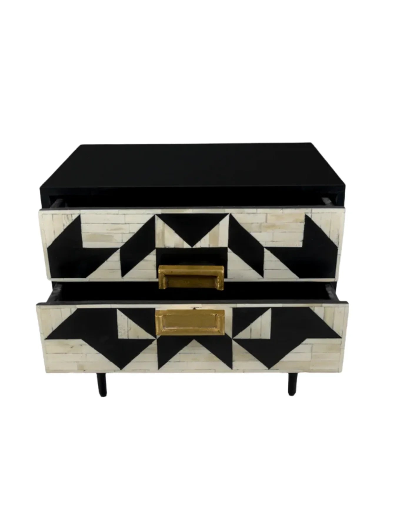 Inlay Marvin Bedside Table with Legs - Kingsley