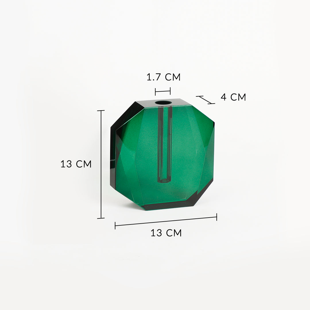 Midori Crystal Vase/Candle Holder Gift Box