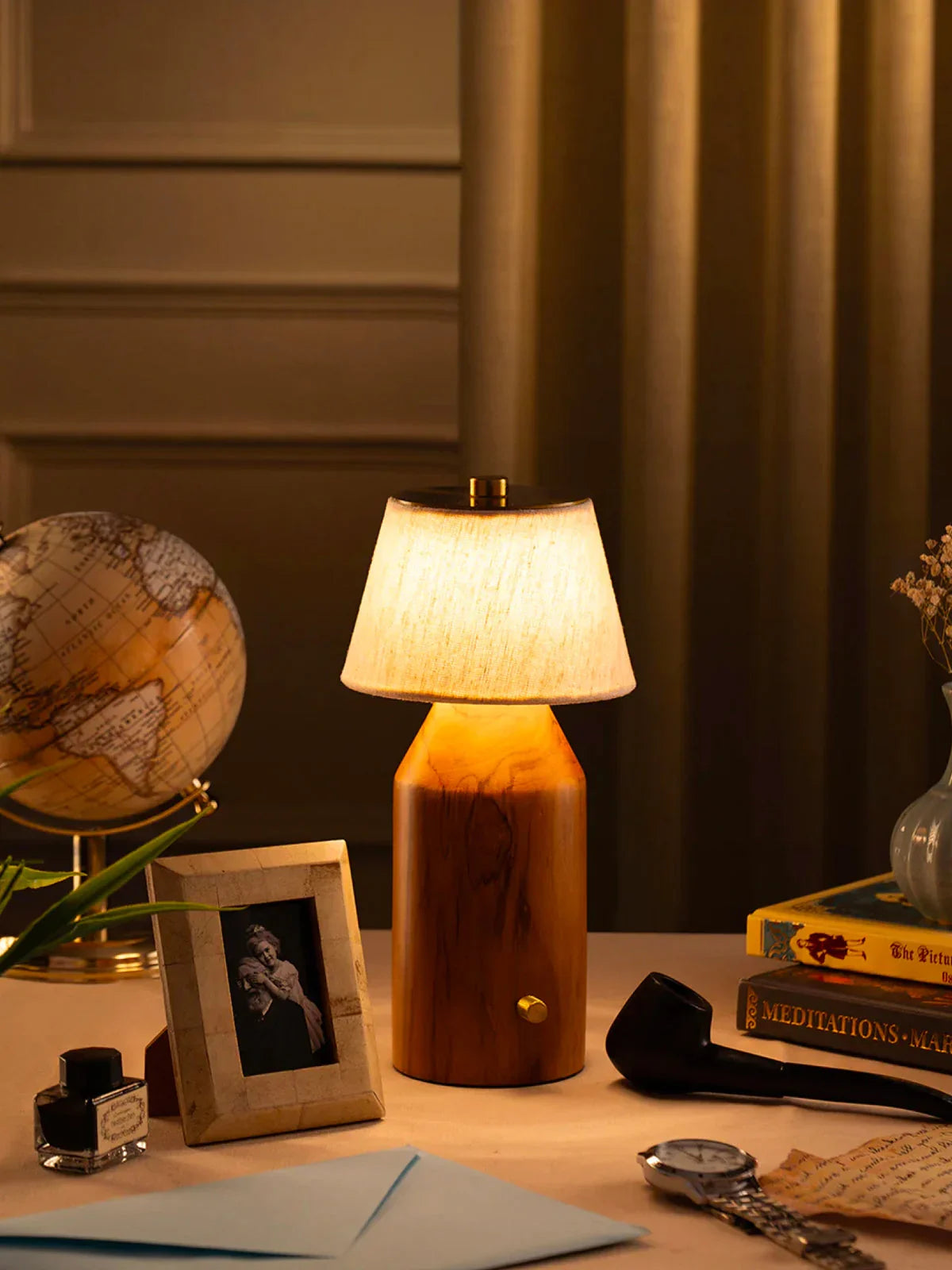 Sylva | Teak Wood | Table lamp
