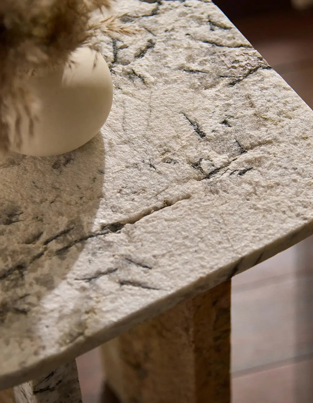 Marlo - Alaska white, Alaska beige | Side Table