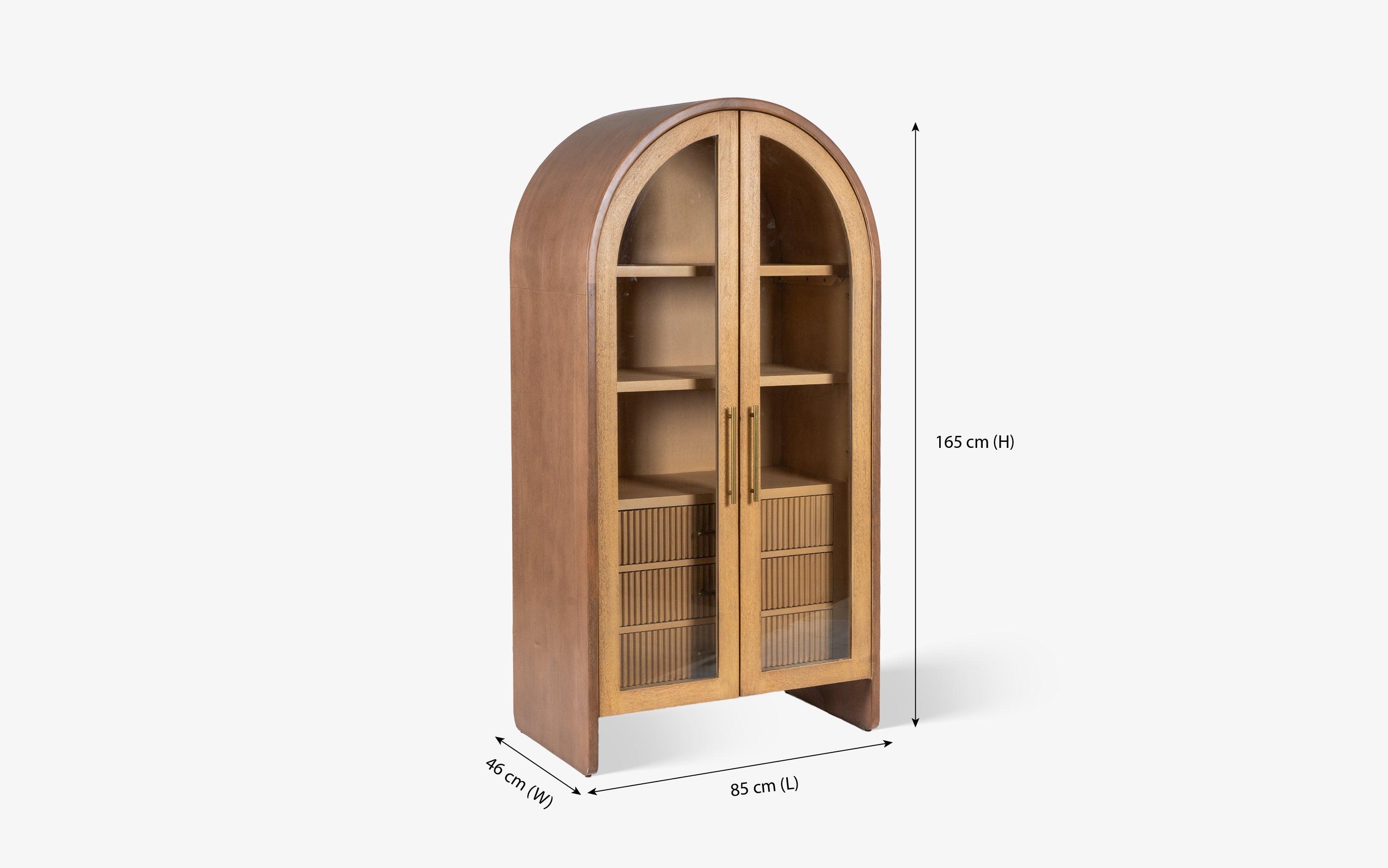 Linn Crockery Cabinet | Mango Wood and Mango Veneer