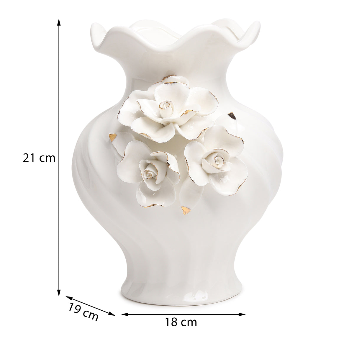 Odessa Fleur Porcelain Vase