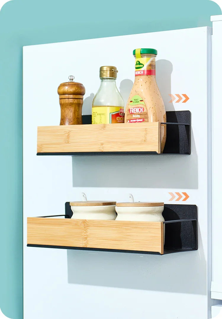 Bamboo Magnetic Rack (Set of 2)