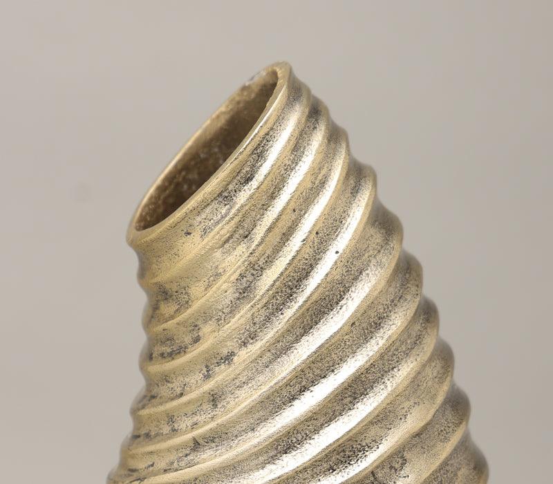 Neat Nest Vase | Antique Gold Finished