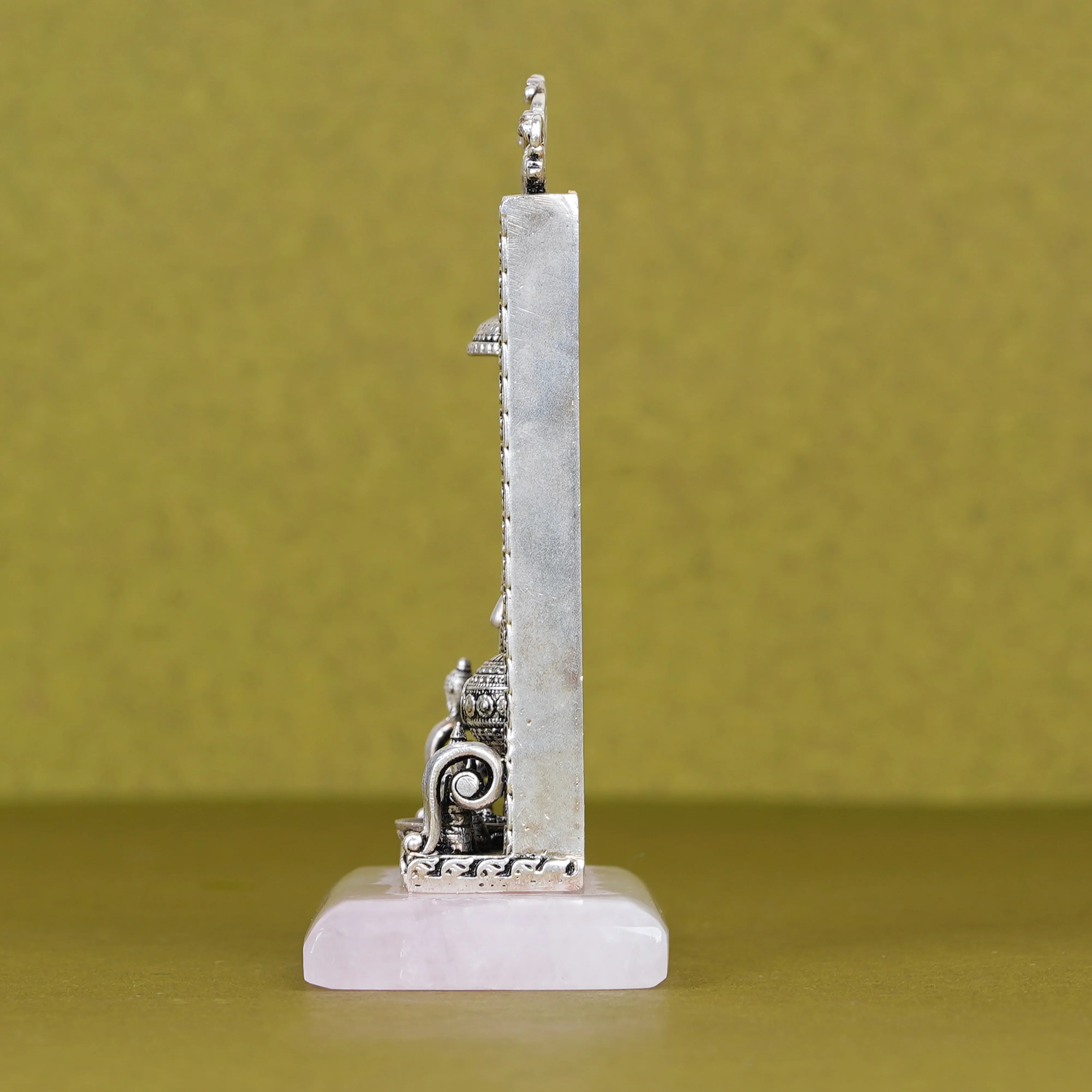 Silver Plated Brass Salasar Balaji Car Dashboard Idol