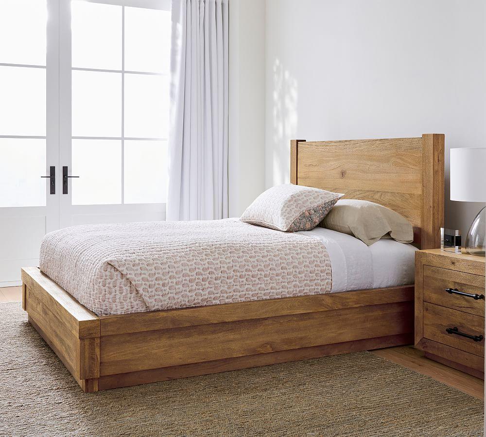 Sylvie Mango Wood Bed