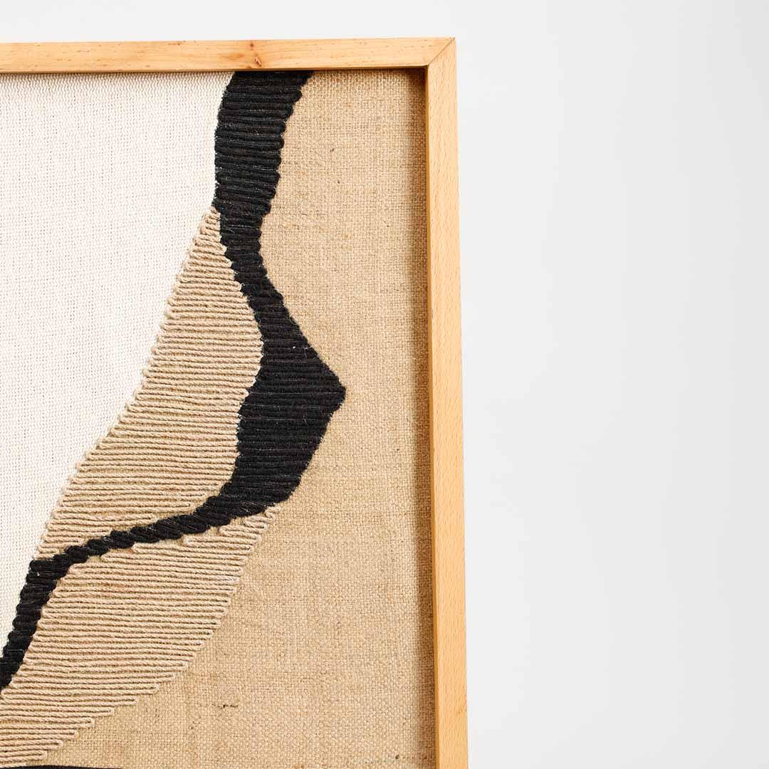 Sebastian EmbroIdered Rectangle Wall Art