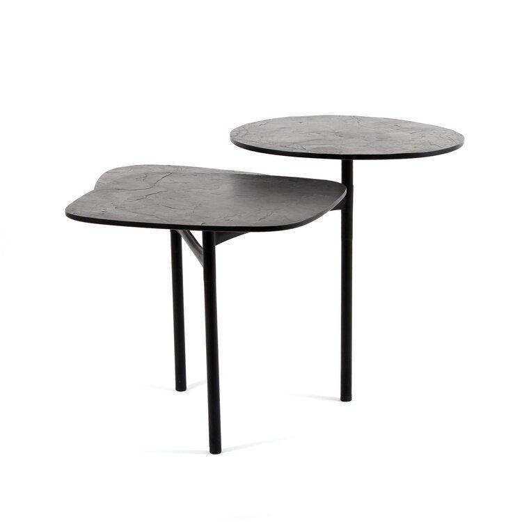Tumbled Table | Cast Aluminum Mild Steel Veneer