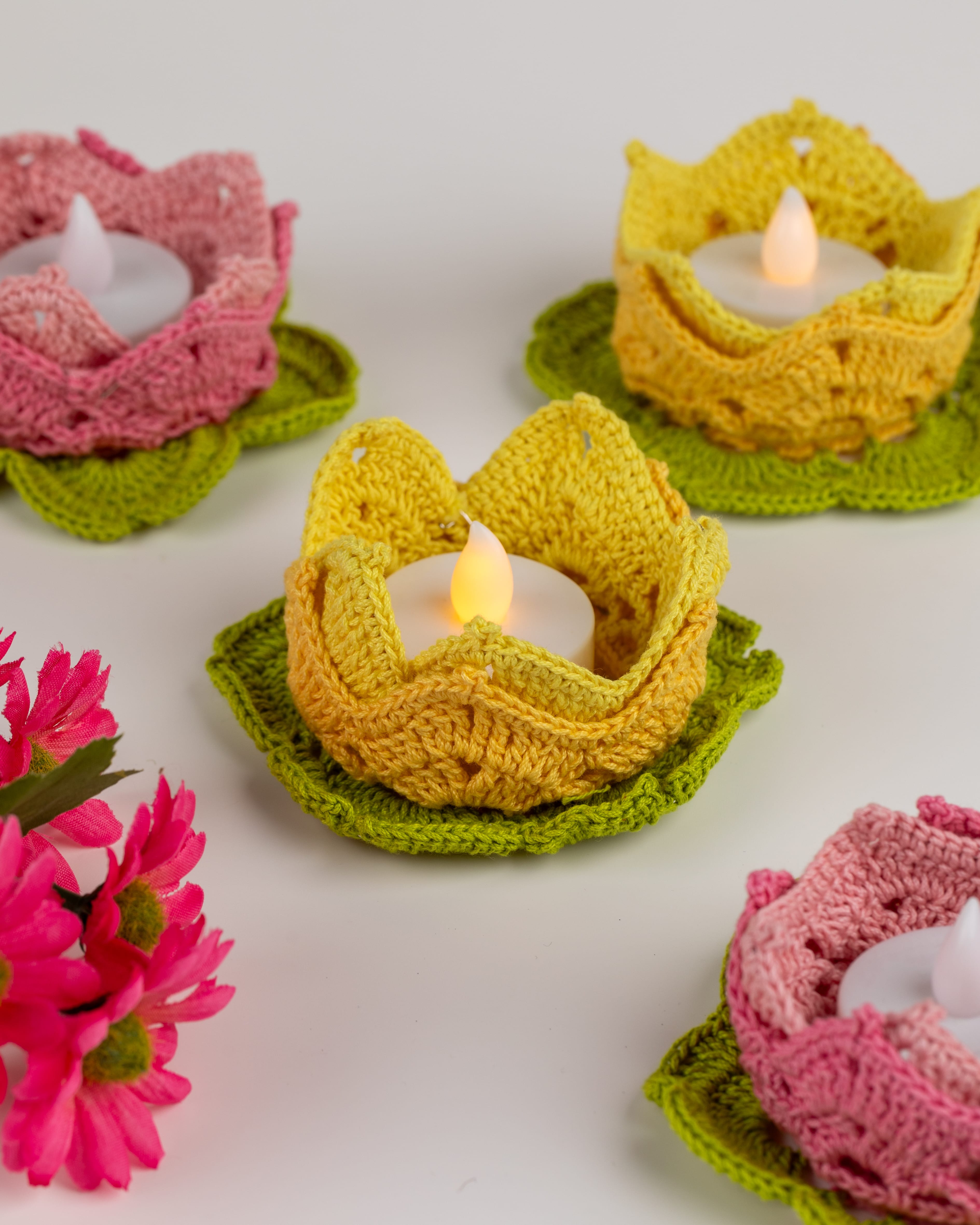 Crochet Tealight Holder