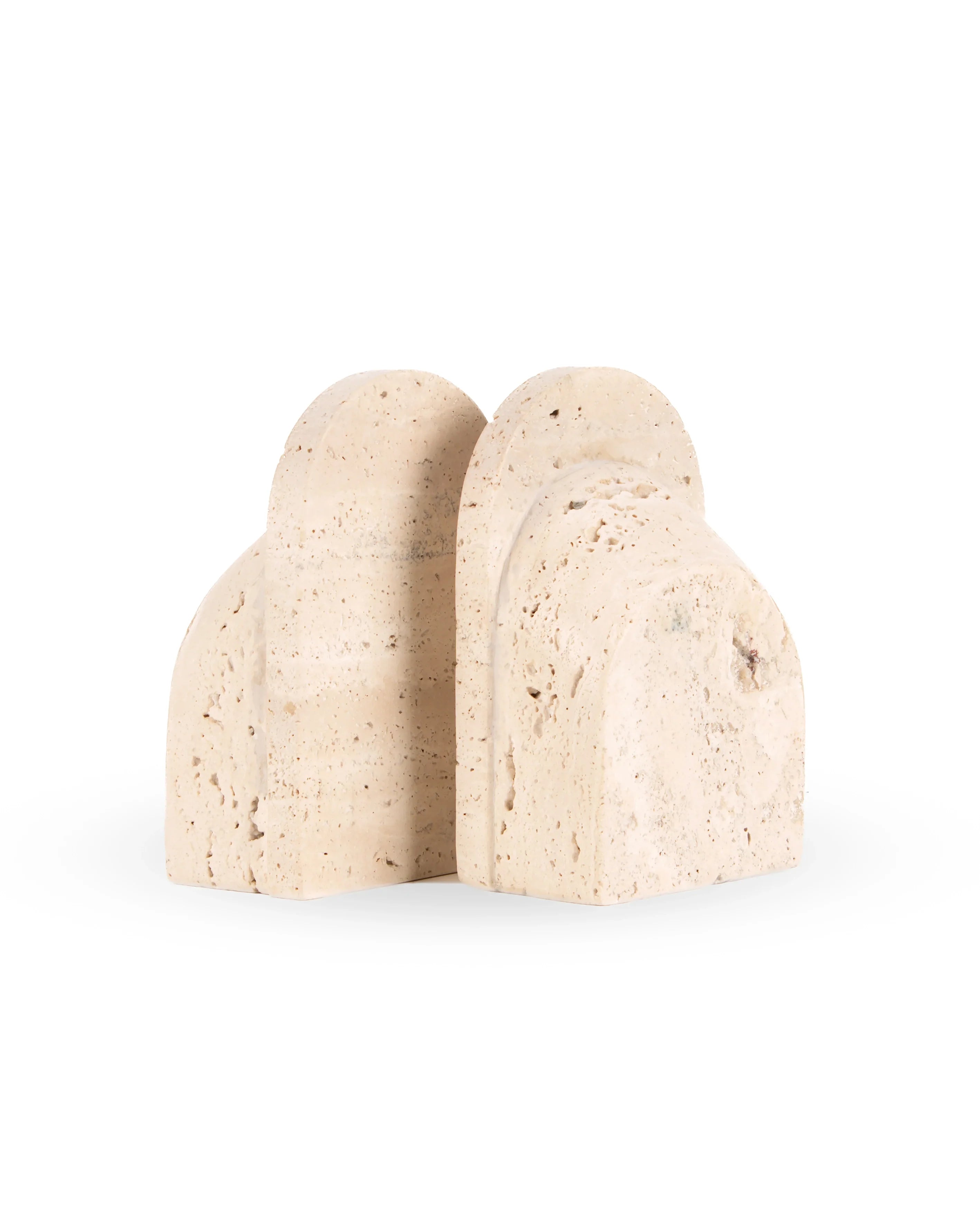 Arch Travertine Bookend