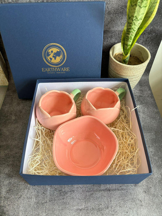 Peach Cup & Bowl Hamper