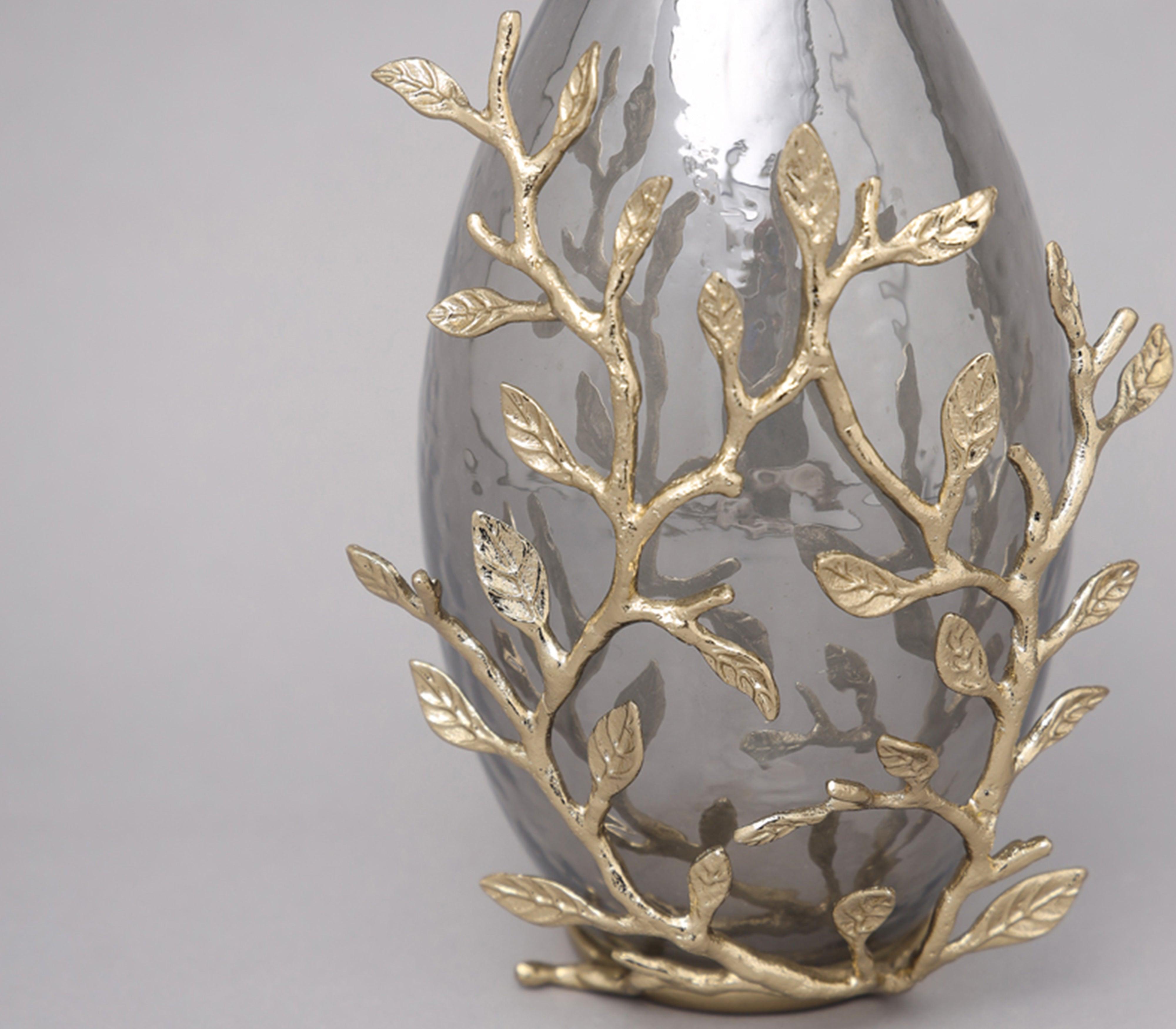Tree of Life Vase | Gold Finished